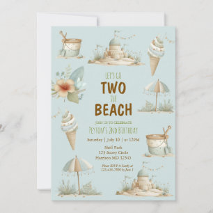 Invitation d'anniversaire pour enfants d'été à la