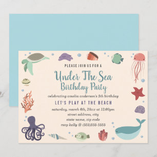 Invitation d'anniversaire pour enfants Douce sous