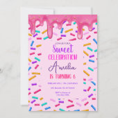 Invitation d'anniversaire pour enfants en forme de (Devant)