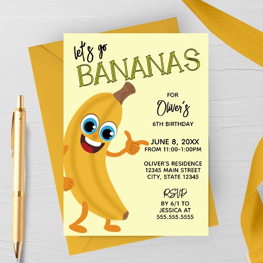 Invitation d'anniversaire pour enfants Faisons les