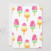 Invitation d'anniversaire pour enfants Fruity Pops (Dos)