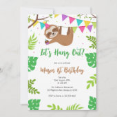 Invitation d'anniversaire pour enfants Let's Hang (Devant)