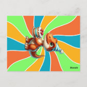 Invitation d'anniversaire pour enfants sur le thèm (Dos)