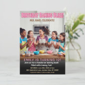 Invitation d'anniversaire pour faire des friandise (Debout devant)