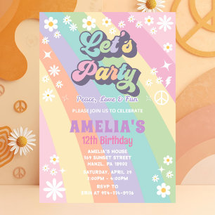Invitation d'anniversaire pour faire la fête