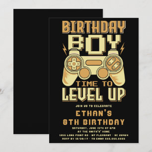 Invitation d'anniversaire pour faire monter les je