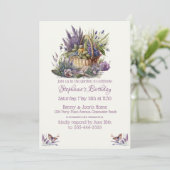 Invitation d'anniversaire pour femmes (Debout devant)