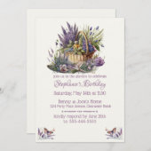 Invitation d'anniversaire pour femmes (Devant / Derrière)