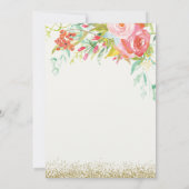 Invitation d'anniversaire pour fête de fée - TOUS (Dos)