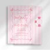 Invitation d'anniversaire pour fille avec des rayu