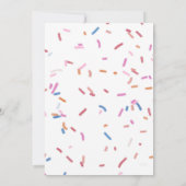 Invitation d'anniversaire pour fille de 8 ans avec (Dos)