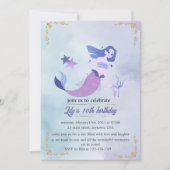 invitation d'anniversaire pour filles (Devant)