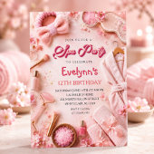 Invitation d'anniversaire pour filles à une soirée