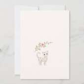 Invitation d'anniversaire pour filles au thème de  (Dos)