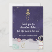 Invitation d'anniversaire pour filles sur le thème (Dos)