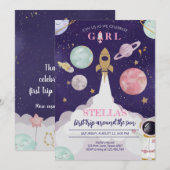 Invitation d'anniversaire pour filles sur le thème (Devant / Derrière)