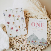 Invitation d'anniversaire pour Fleur sauvage de mo