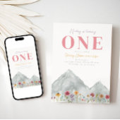 Invitation d'anniversaire pour Fleur sauvage de mo