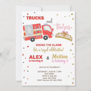 Invitation d'anniversaire pour frères et sœurs de