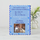 Invitation d'anniversaire pour garçon (Debout devant)