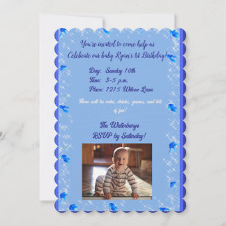 Invitation d'anniversaire pour garçon