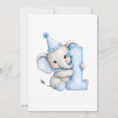 Invitation d'anniversaire pour garçon 1ère année E (Dos)