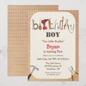 Invitation d'anniversaire pour garçon de tout âge (Devant / Derrière)