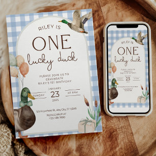 Invitation d'anniversaire pour garçon de un an Can