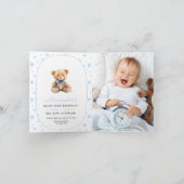 Invitation d'anniversaire pour garçon Teddy Bear B (Intérieur)