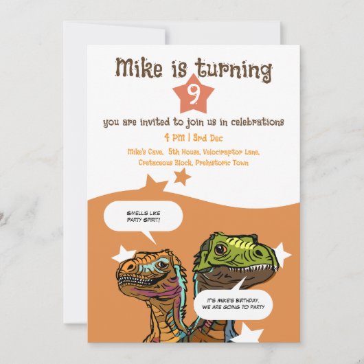 Invitation d'anniversaire pour garçons amateurs de (Devant)