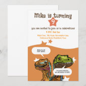 Invitation d'anniversaire pour garçons amateurs de (Devant / Derrière)