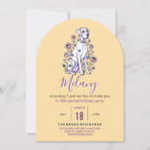 Invitation d'anniversaire pour Grand Danois (Devant)
