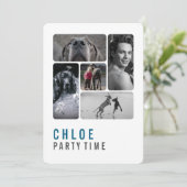 Invitation d'anniversaire pour Grand Danois (Debout devant)
