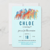 Invitation d'anniversaire pour Grand Danois (Dos)