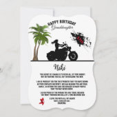 Invitation d'anniversaire pour grand-fille adulte (Devant)