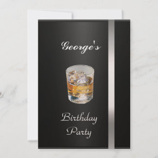 Invitation d'anniversaire pour hommes
