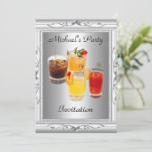 Invitation d'anniversaire pour hommes (Debout devant)