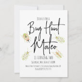 Invitation d'anniversaire pour insecte de sentier  (Devant)