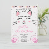 Invitation d'anniversaire pour Kitty et ses amis, (Debout devant)