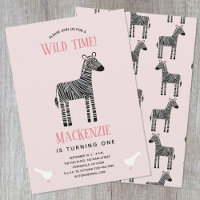 Invitation d'anniversaire pour la 1ère année de la