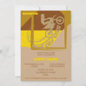 Invitation d'anniversaire pour la célébration d'un (Devant)