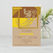 Invitation d'anniversaire pour la célébration d'un (Debout devant)