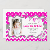 Invitation d'anniversaire pour la fête de la Patin (Devant / Derrière)