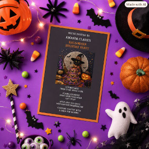 Invitation d'anniversaire pour la fête d'Halloween