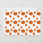 Invitation d'anniversaire pour la première année d (Dos)