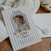 Invitation d'anniversaire pour la première année d
