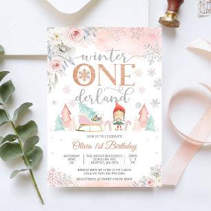 Invitation d'anniversaire pour le 1er anniversaire