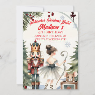 Invitation d'anniversaire pour le ballet de Noël C