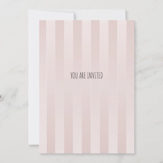 Invitation d'anniversaire pour le coréen (Dos)