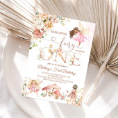 Invitation d'anniversaire pour le jardin de fleurs